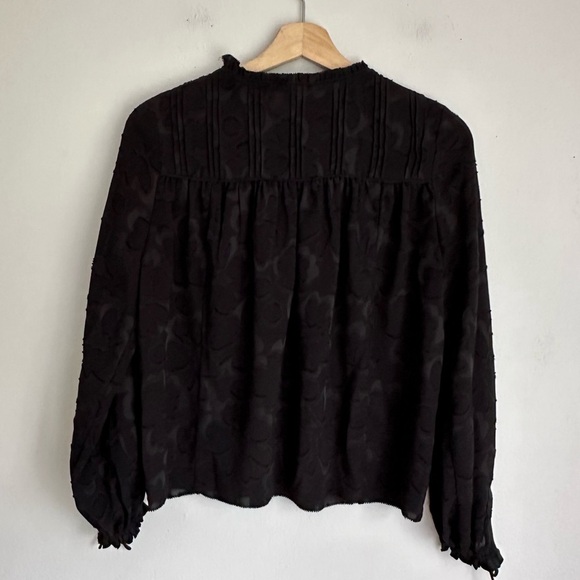 Wilfred • Lourdes Jaquard Blouse in Black - Picture 8 of 10